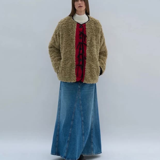 파르티멘토 우먼 리버시블 퀄팅 자켓