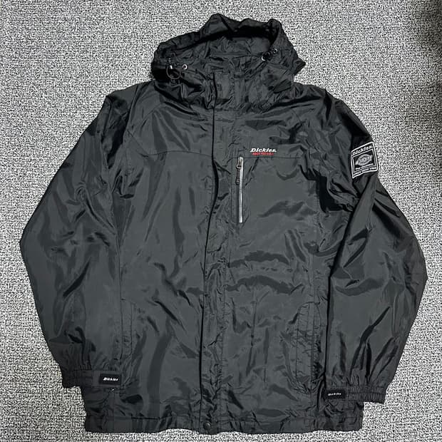 (XL) 디키즈 블랙 후드 바람막이 자켓