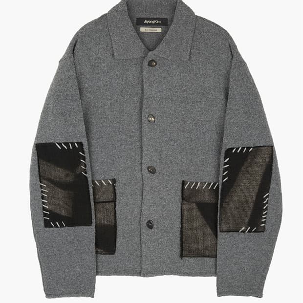 [M] jiyongkim 선블리치 포켓 니트 가디건