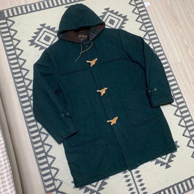 그린 후드 더플/떡볶이 코트 (남녀공용 가능)