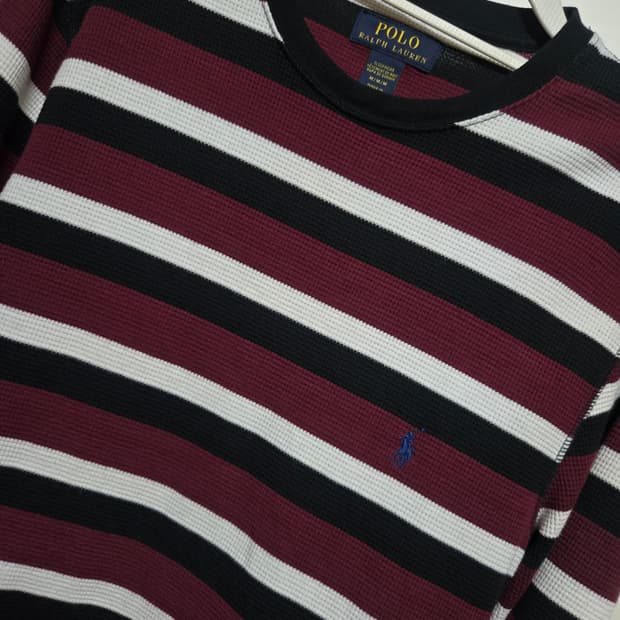 폴로 랄프로렌 남성 정품 와플 롱슬리브