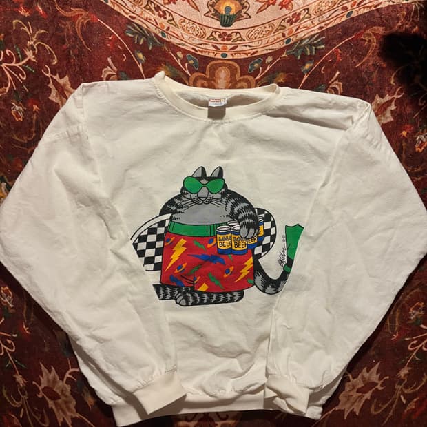 Crazy Shirts  90’s Kliban Cat  t-shirt