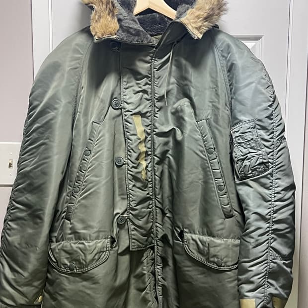 60s 오리지널 N3B 파카 서던 XL