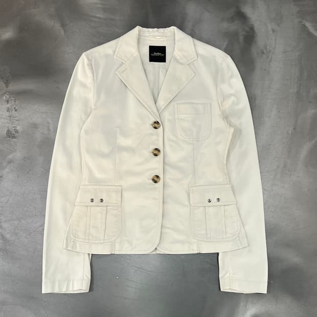  막스마라 코튼 워크 블레이저 y16010