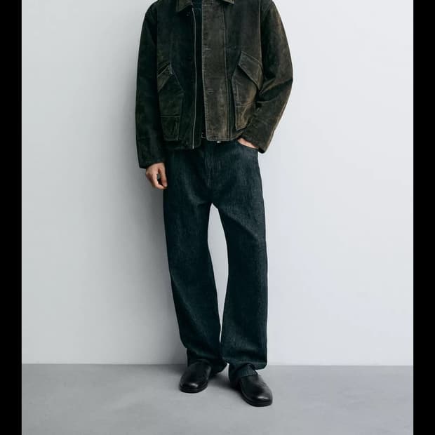 자라 벨루어 트윌 점퍼(새상품)