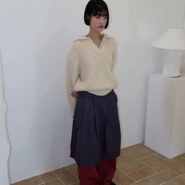 이알알 err volume midi skirt 판매가 41000