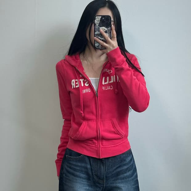 홀리스터 y2k 와투케 찐핑 후드집업