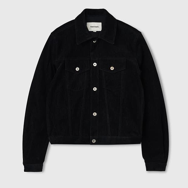 토니웩 Velvet Denim Trucker Jacket