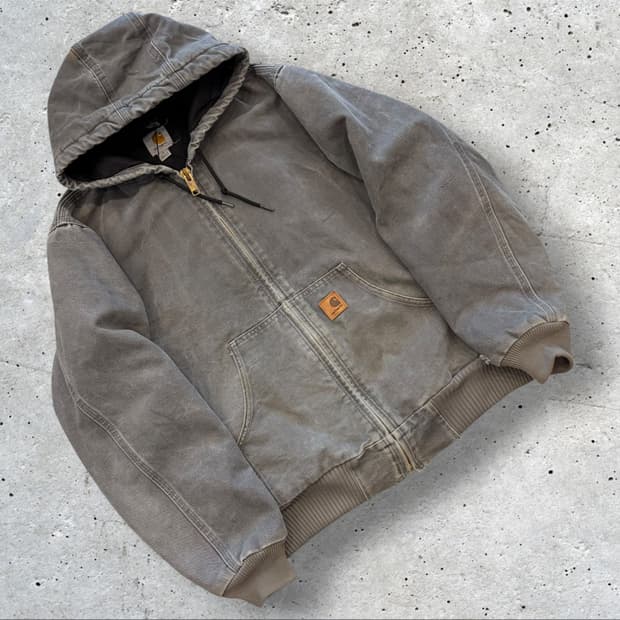 [S] 칼하트 J130 JVL 액티브 워크 자켓 그레이 D507