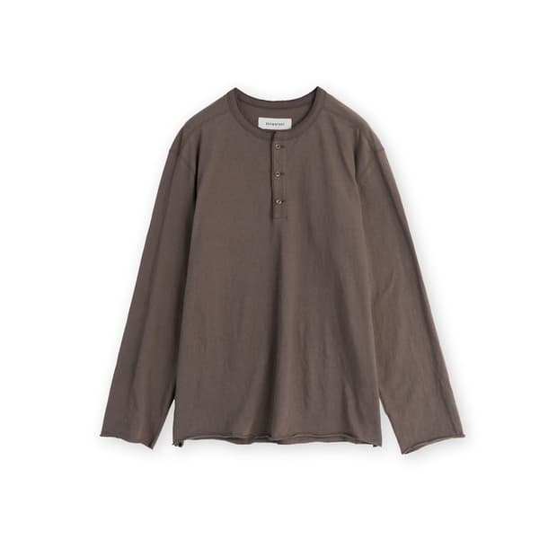 헨리넥 롱 슬리브 Brown