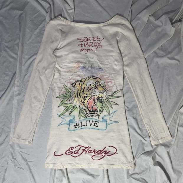 에드하디 롱슬리브 원피스 y2k 오리엔탈