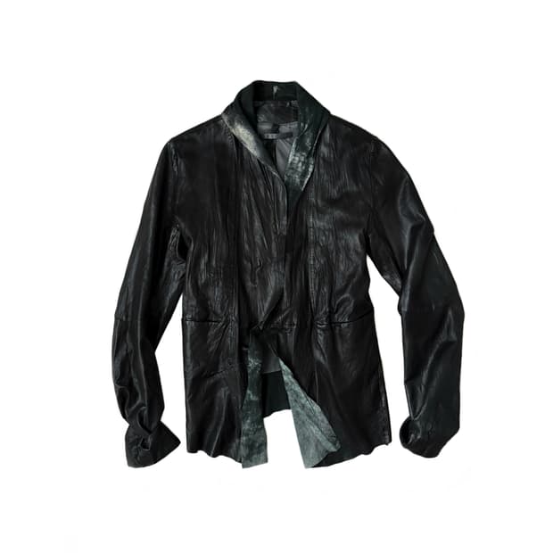 Obscur lamb leather jacket