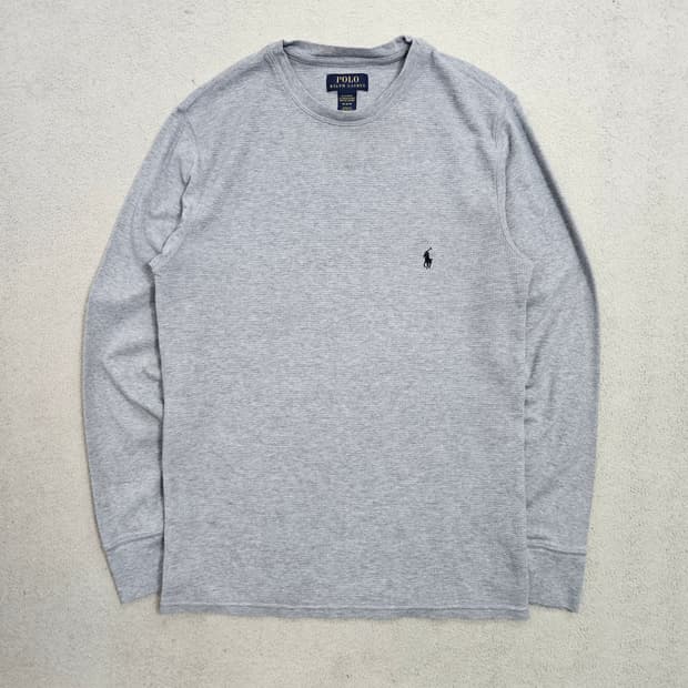 폴로 랄프 로렌 와플 롱슬리브 M
