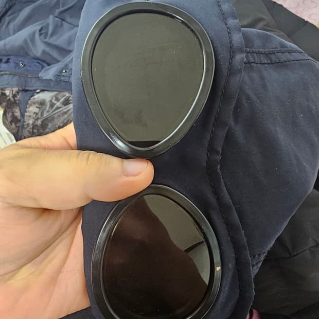 네이비 cp 컴퍼니 야상 자켓