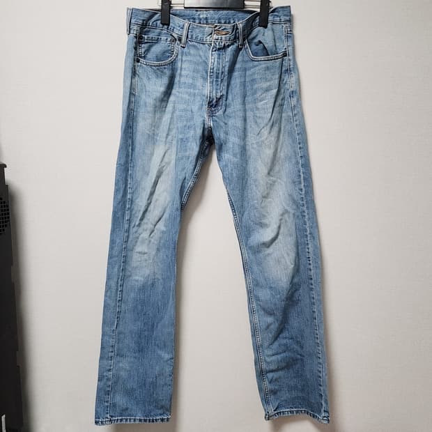 [33] 리바이스 와이드핏 505 연청 청바지 데님팬츠