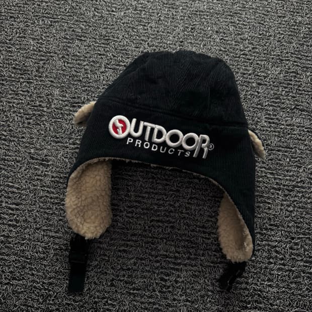 아웃도어 프로덕트 코듀로이 이어플랩 트루퍼햇 1383
