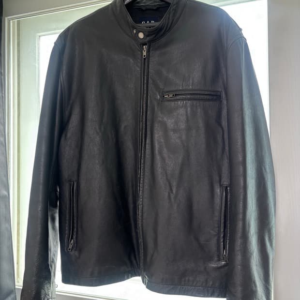 L)올드갭 GAP 레더자켓