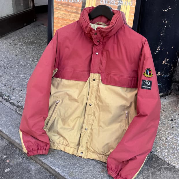 80s 몽클레어 X 아식스 고어텍스 다운 푸퍼자켓