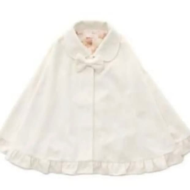 리즈리사 라떼갸루 아이보리 판초 케이프