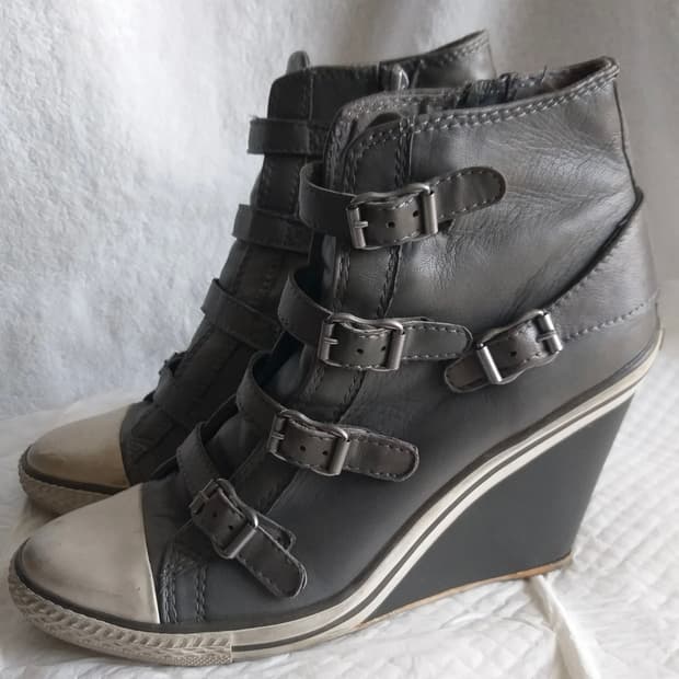 Ash 아쉬코리아정품 양가죽 스니커즈 40