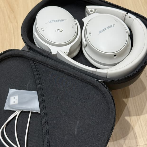 보스 헤드셋 qc45 스모크화이트
