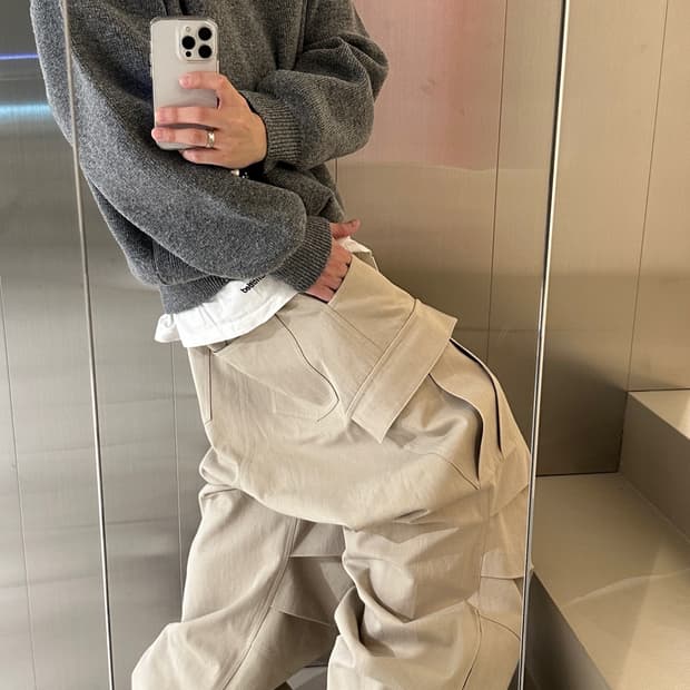 논노드 사이드 지퍼 카고 3