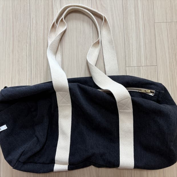 투어리스트서울 데님 백 블랙