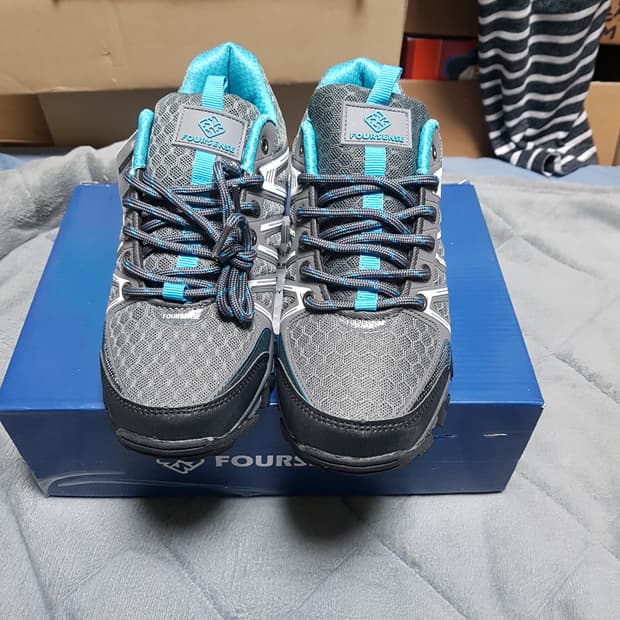 FOURSENSE 포센스 등산화 운동화 그레이/블루