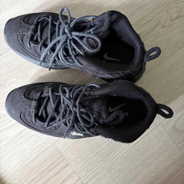 나이키x스투시 에어페니2 블랙