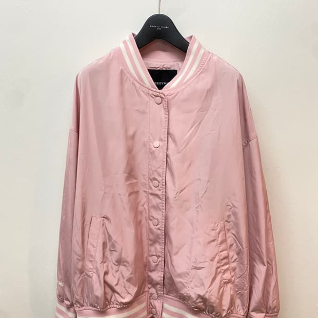젝시믹스 핑크 봄버 야구점퍼 자켓 S