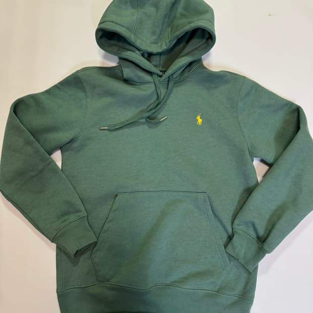 폴로랄프로렌 기모 후드티_진그린(S사이즈)