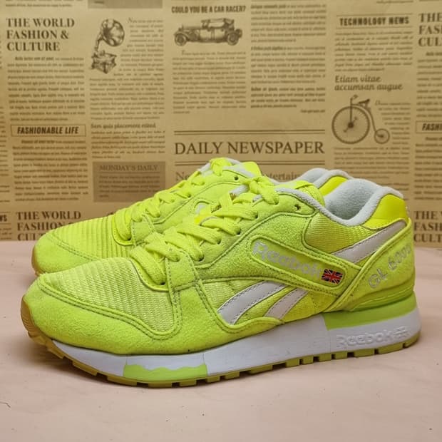 리복 GL 6000 형광 운동화 230