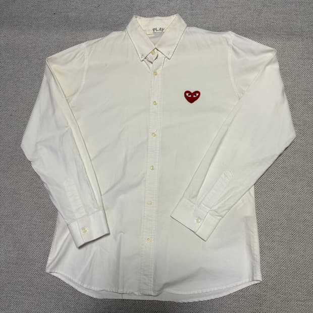 꼼데가르송 레드와펜 셔츠