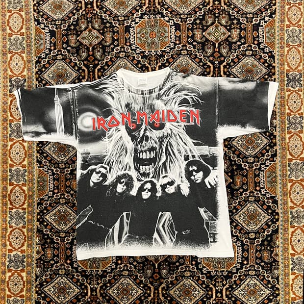 Vintage Band T Iron Maiden XL