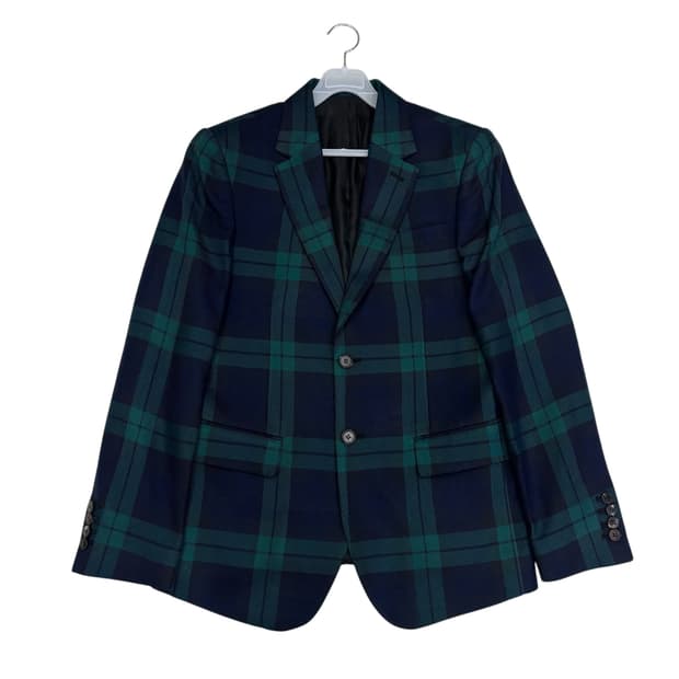 발렌티노 체크 블레이저 자켓