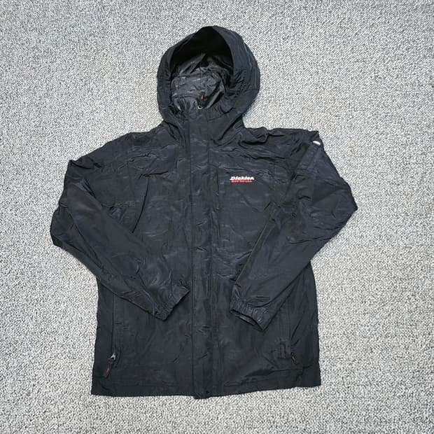 [L] 디키즈 블랙 후드 바람막이 자켓 (2974)