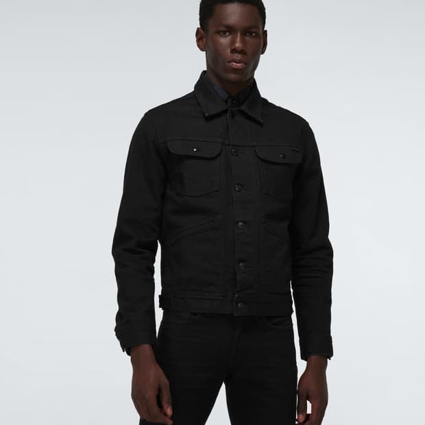 톰포드 재패니즈 셀비지 데님 트러커자켓