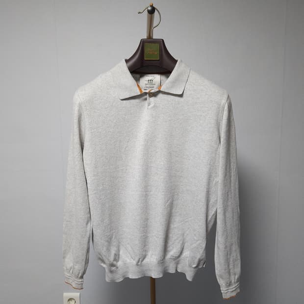 95 ) 헨리코튼 남성 캐시미어 혼방 카라 니트