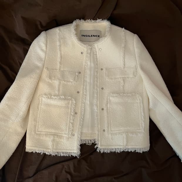 인사일런스 우먼 트위드 자켓