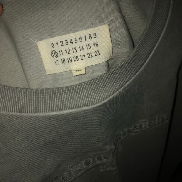 마르지엘라 피그먼트 반팔티 정품