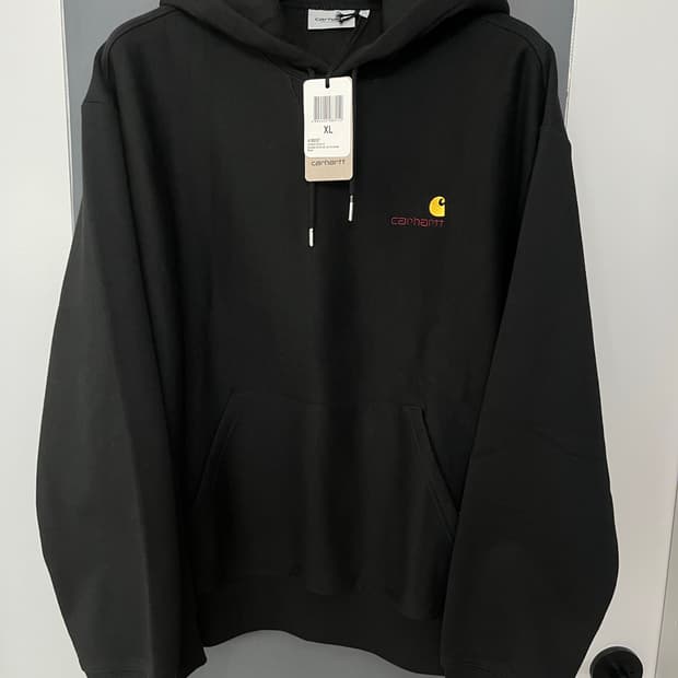 칼하트 wip 기모 맨투맨 블랙 XL (새상품)