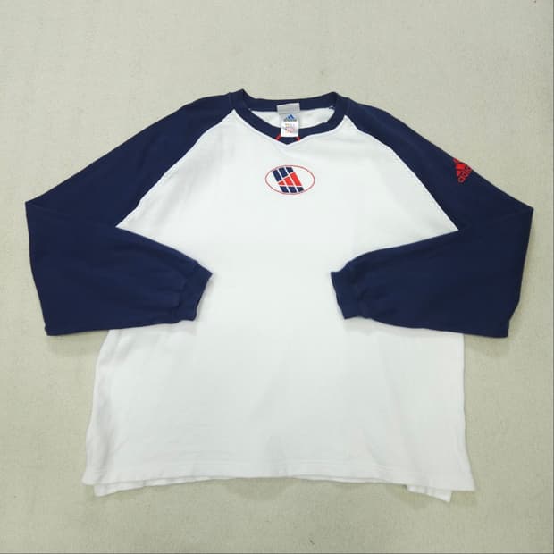 90s 아디다스 써멀 롱슬리브 L