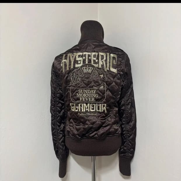 히스테릭 글래머 퀼팅자켓