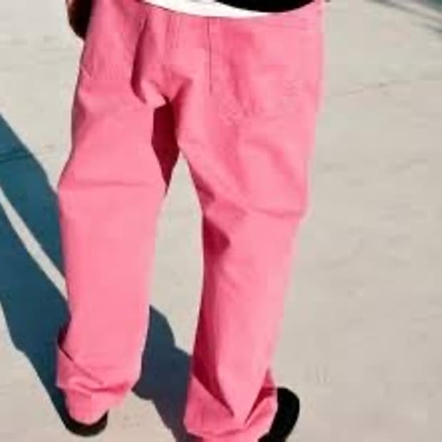 스투시 빅올진 오버다이드 핑크