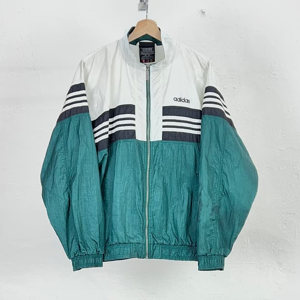 90s 아디다스 그린 리치 스포티 레트로 트랙탑