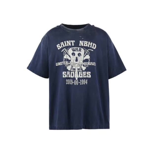 세인트미카엘 네이버후드 티셔츠 네이비 XL