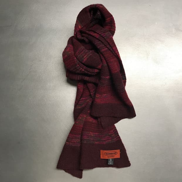 미쏘니 버건디 머플러