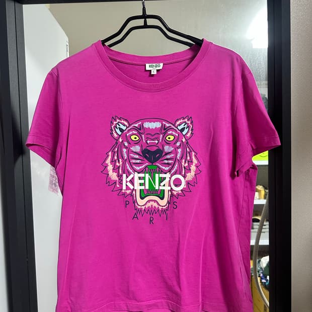 겐조 핑크 타이거 반팔티 L