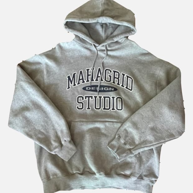 마하그리드 빅로고 후드티