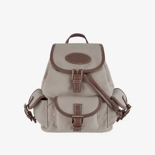 라츠유 캔버스 백팩 가방 1회착